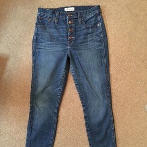 Madewell Button Front High Rise Jeans *petite